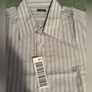 United colors of benetton Button Shirt Sz Large